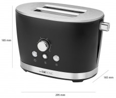 Clatronic TA 3690 Kenyérpirító - fekete Konyhai termékek - Konyhai kisgép (sütés / főzés / hűtés / ételkészítés) - Kenyérpirító - 360600