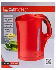 Clatronic WK 3445 Vízforraló - piros Konyhai termékek - Vízforraló / teafőző - 347951