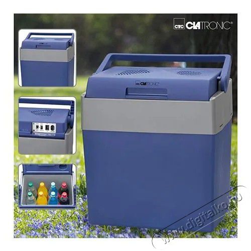 Clatronic KB 3714 Hűtőt&aacute;ska - k&eacute;k Konyhai term&eacute;kek - Hűtő, fagyaszt&oacute; (szabadon&aacute;ll&oacute;) - Hordozhat&oacute; hűtőt&aacute;ska - 372449