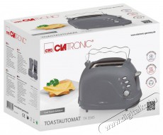 Clatronic TA 3565 kenyérpirító - szürke Konyhai termékek - Konyhai kisgép (sütés / főzés / hűtés / ételkészítés) - Kenyérpirító - 374762