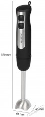 Clatronic SM 3739 botmixer - fekete-inox Konyhai termékek - Konyhai kisgép (előkészítés / feldolgozás) - Botmixer - 374760