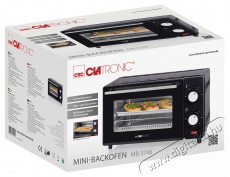 Clatronic MB 3746 mini sütő Konyhai termékek - Sütő-főzőlap, tűzhely (szabadonálló) - Mini sütő / mini grill / mini konyha - 374755