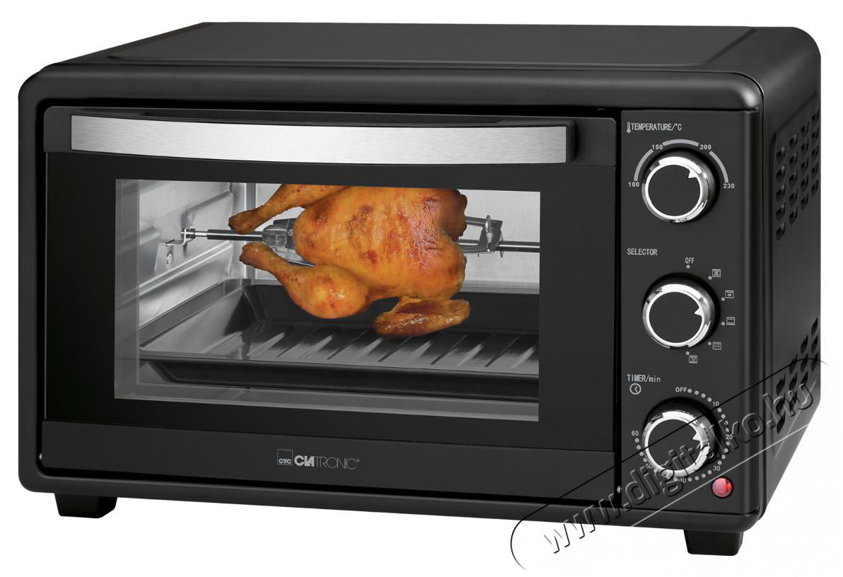 Clatronic MBG 3727 mini s&uuml;tő Konyhai term&eacute;kek - S&uuml;tő-főzőlap, tűzhely (szabadon&aacute;ll&oacute;) - Mini s&uuml;tő / mini grill / mini konyha - 374756