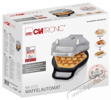 Clatronic WA 3772 gofrisütő - ezüst Konyhai termékek - Konyhai kisgép (sütés / főzés / hűtés / ételkészítés) - Melegszendvics / gofri sütő - 374763