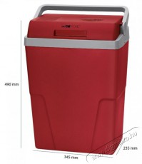 Clatronic KB 3713 piros-szürke hűtődoboz Konyhai termékek - Hűtő, fagyasztó (szabadonálló) - Hordozható hűtőtáska - 410268