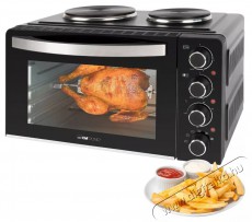 Clatronic KK 3786 mini konyha Konyhai termékek - Sütő-főzőlap, tűzhely (szabadonálló) - Mini sütő / mini grill / mini konyha - 493449