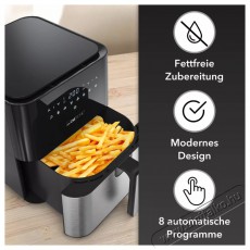 Clatronic FR 3782 H inox Forrólevegős sütő Konyhai termékek - Konyhai kisgép (sütés / főzés / hűtés / ételkészítés) - Légkeveréses főzőgép / elektromos kukta / multifunkciós sütő - 494838
