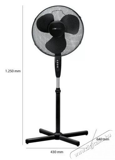 Clatronic VL 3603 S &aacute;ll&oacute; ventil&aacute;tor H&aacute;ztart&aacute;s / Otthon / K&uuml;lt&eacute;r - Ventil&aacute;tor / L&eacute;gkondicion&aacute;l&oacute; - &Aacute;ll&oacute; / padl&oacute; ventil&aacute;tor - 381096