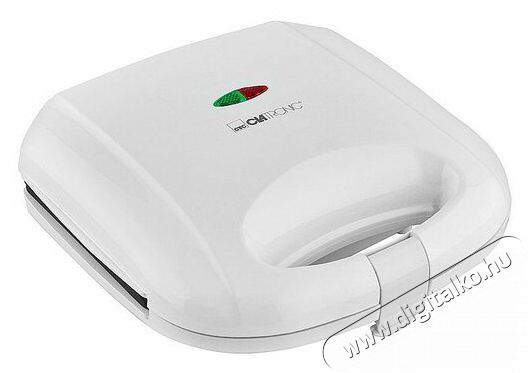 Clatronic ST 3813 fehér szendvicssütő Konyhai termékek - Konyhai kisgép (sütés / főzés / hűtés / ételkészítés) - Melegszendvics / gofri sütő - 510346