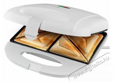 Clatronic ST 3813 fehér szendvicssütő Konyhai termékek - Konyhai kisgép (sütés / főzés / hűtés / ételkészítés) - Melegszendvics / gofri sütő - 510346