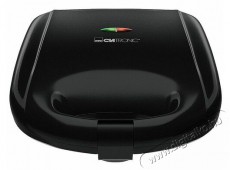 Clatronic ST 3814 fekete szendvicssütő Konyhai termékek - Konyhai kisgép (sütés / főzés / hűtés / ételkészítés) - Melegszendvics / gofri sütő - 510345
