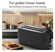 Clatronic TA 3802 fekete kenyérpirító Konyhai termékek - Konyhai kisgép (sütés / főzés / hűtés / ételkészítés) - Kenyérpirító - 510342