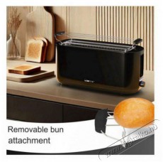 Clatronic TA 3802 fekete kenyérpirító Konyhai termékek - Konyhai kisgép (sütés / főzés / hűtés / ételkészítés) - Kenyérpirító - 510342