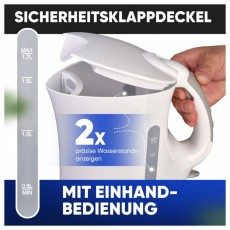 Clatronic WK 3819 fehér vízforraló Konyhai termékek - Vízforraló / teafőző - 513300