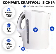 Clatronic WK 3819 fehér vízforraló Konyhai termékek - Vízforraló / teafőző - 513300