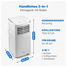 Clatronic CL 3831 feh&eacute;r mobil kl&iacute;ma H&aacute;ztart&aacute;s / Otthon / K&uuml;lt&eacute;r - Ventil&aacute;tor / L&eacute;gkondicion&aacute;l&oacute; - Mobil kl&iacute;ma - 526727