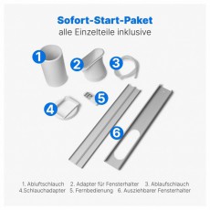 Clatronic CL 3831 feh&eacute;r mobil kl&iacute;ma H&aacute;ztart&aacute;s / Otthon / K&uuml;lt&eacute;r - Ventil&aacute;tor / L&eacute;gkondicion&aacute;l&oacute; - Mobil kl&iacute;ma - 526727