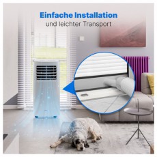 Clatronic CL 3831 feh&eacute;r mobil kl&iacute;ma H&aacute;ztart&aacute;s / Otthon / K&uuml;lt&eacute;r - Ventil&aacute;tor / L&eacute;gkondicion&aacute;l&oacute; - Mobil kl&iacute;ma - 526727