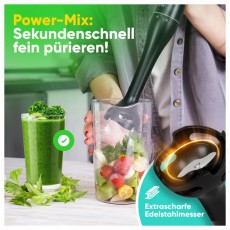 Clatronic SM 3824 fekete botmixer Konyhai term&eacute;kek - Konyhai kisg&eacute;p (elők&eacute;sz&iacute;t&eacute;s / feldolgoz&aacute;s) - Botmixer - 529149