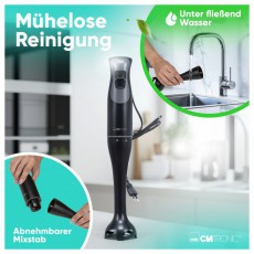 Clatronic SM 3824 fekete botmixer Konyhai term&eacute;kek - Konyhai kisg&eacute;p (elők&eacute;sz&iacute;t&eacute;s / feldolgoz&aacute;s) - Botmixer - 529149