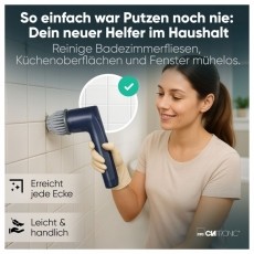 Clatronic ERB 3815 A Elektromos akkus tiszt&iacute;t&oacute;kefe H&aacute;ztart&aacute;s / Otthon / K&uuml;lt&eacute;r - Tiszt&iacute;t&oacute; / mos&oacute; - K&eacute;zi gőztiszt&iacute;t&oacute; / gőzborotva - 531145