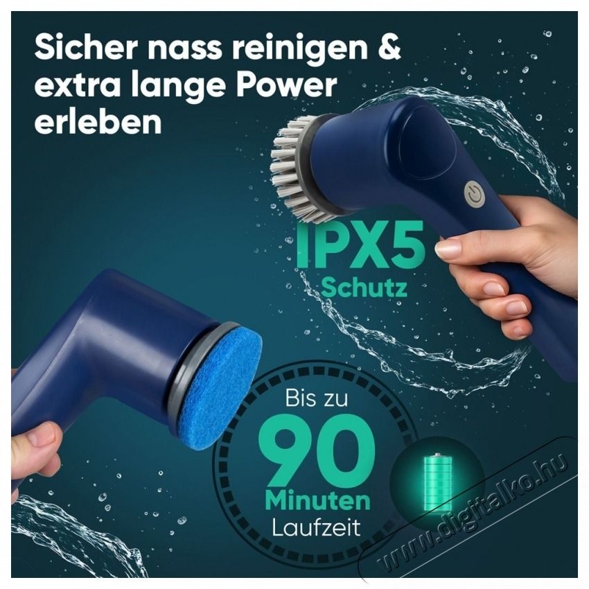 Clatronic ERB 3815 A Elektromos akkus tiszt&iacute;t&oacute;kefe H&aacute;ztart&aacute;s / Otthon / K&uuml;lt&eacute;r - Tiszt&iacute;t&oacute; / mos&oacute; - K&eacute;zi gőztiszt&iacute;t&oacute; / gőzborotva - 531145