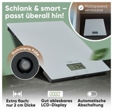 Clatronic KW 3820 feh&eacute;r &Uuml;veg konyhai m&eacute;rleg Konyhai term&eacute;kek - Konyhai m&eacute;rleg - 531157