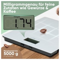 Clatronic KW 3820 feh&eacute;r &Uuml;veg konyhai m&eacute;rleg Konyhai term&eacute;kek - Konyhai m&eacute;rleg - 531157