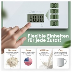 Clatronic KW 3820 feh&eacute;r &Uuml;veg konyhai m&eacute;rleg Konyhai term&eacute;kek - Konyhai m&eacute;rleg - 531157