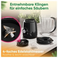 Clatronic UM 3826 fekete-feh&eacute;r Univerz&aacute;lis turmixg&eacute;p Konyhai term&eacute;kek - Konyhai kisg&eacute;p (elők&eacute;sz&iacute;t&eacute;s / feldolgoz&aacute;s) - Turmixg&eacute;p - 531149