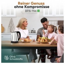 Clatronic WKS 3830 v&iacute;zforral&oacute; rozsdamentes ac&eacute;l Konyhai term&eacute;kek - V&iacute;zforral&oacute; / teafőző - 531148