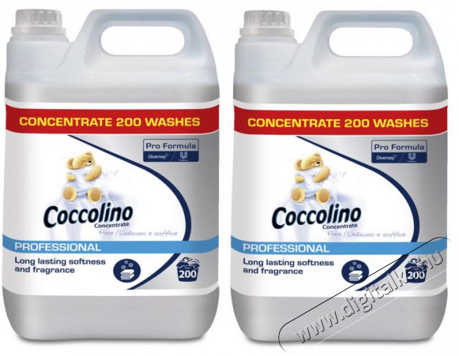 Coccolino Professional Pure öblítőkoncentrátum (2x5L) Háztartás / Otthon / Kültér - Tisztító / mosó - Tisztítószer - 360852