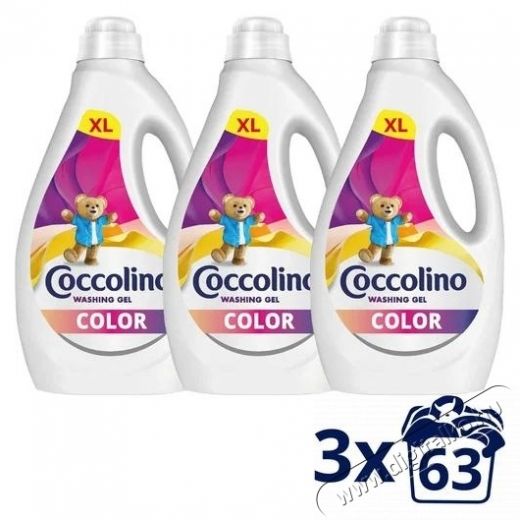 Coccolino Color 3 x 2,72 l (204 mos&aacute;s) Mos&oacute;g&eacute;l H&aacute;ztart&aacute;s / Otthon / K&uuml;lt&eacute;r - Egy&eacute;b h&aacute;ztart&aacute;si term&eacute;k - 537591