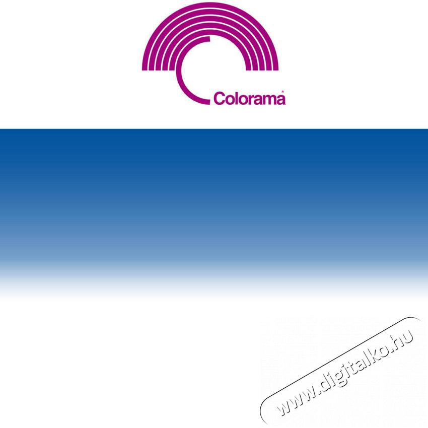 Colorama Colorgrad árnyalatos PVC háttér 110 x 170 cm - fehér/kék Fotó-Videó kiegészítők - Háttér - Vinyl háttér - 301341