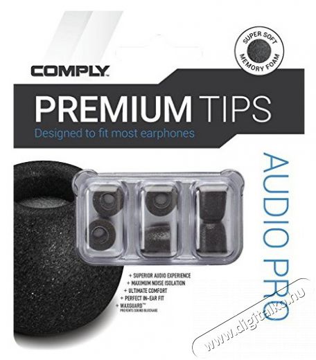 COMPLY Audio Pro univerzális memóriahabos fülilleszték Audio-Video / Hifi / Multimédia - Fül és Fejhallgatók - Fülhallgató kiegészítő - 456970