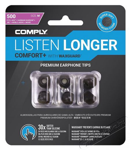 COMPLY Comfort Plus TSX-500 M memóriahabos fülilleszték Audio-Video / Hifi / Multimédia - Fül és Fejhallgatók - Fülhallgató kiegészítő - 456971