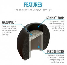 COMPLY Comfort Plus TSX-500 M memóriahabos fülilleszték Audio-Video / Hifi / Multimédia - Fül és Fejhallgatók - Fülhallgató kiegészítő - 456971
