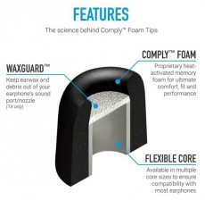 COMPLY Isolation Plus TX-500 M memóriahabos fülilleszték Audio-Video / Hifi / Multimédia - Fül és Fejhallgatók - Fülhallgató kiegészítő - 456972