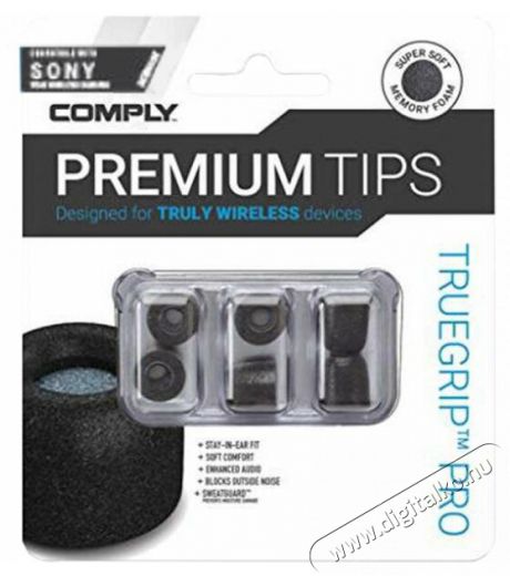 COMPLY Truegrip Pro TW-200-C SONY - M univerz&aacute;lis mem&oacute;riahabos f&uuml;lilleszt&eacute;k Audio-Video / Hifi / Multim&eacute;dia - F&uuml;l &eacute;s Fejhallgat&oacute;k - F&uuml;lhallgat&oacute; kieg&eacute;sz&iacute;tő - 459175