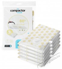 Compactor 5 darabos k&eacute;szlet Compress L 100 liter, van&iacute;lia illattal, 70 &times; 100 cm H&aacute;ztart&aacute;s / Otthon / K&uuml;lt&eacute;r - Lak&aacute;sfelszerel&eacute;s - T&aacute;rol&oacute; - 503485