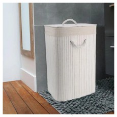 Compactor Bamboo - téglalap alakú, fehér, 40 x 30 x m.60 cm Háztartás / Otthon / Kültér - Lakásfelszerelés - Tároló - 504724