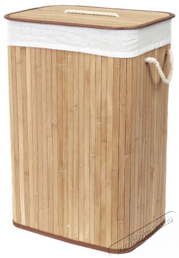 Compactor Bamboo - téglalap alakú, natúr, 40 x 30 x m60 cm Háztartás / Otthon / Kültér - Lakásfelszerelés - Tároló - 504723