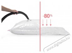 Compactor Bag Aspispace vákuumos tárolózsákszett M 70 liter, 55 x 90 cm, 5 db Háztartás / Otthon / Kültér - Lakásfelszerelés - Szemetes zsák / kiegészítő - 503467