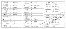 Compass szerszámkészlet, 550 db Háztartás / Otthon / Kültér - Szerszám - Csavarhúzó / kulcs / fúró / szerszám készlet - 523258