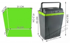 Compass Hűtőtáska 22l 230V/12V A++ Konyhai termékek - Hűtő, fagyasztó (szabadonálló) - Hordozható hűtőtáska - 530607