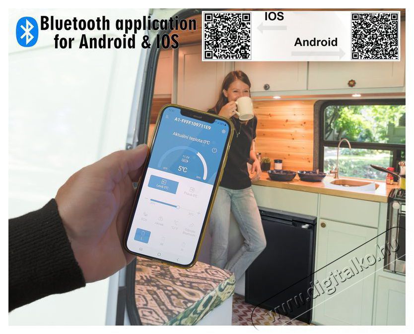 Compass Hűtől&aacute;da, kompresszoros, be&eacute;p&iacute;tett 50 l 12/24 V Konyhai term&eacute;kek - Hűtő, fagyaszt&oacute; (be&eacute;p&iacute;thető) - Egyajt&oacute;s hűtő - 530631