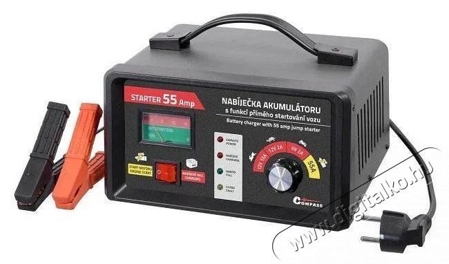 Compass t&ouml;ltő 6 12V 10 02 55A STARTER aut&oacute; akkuml&aacute;tor t&ouml;ltő Aut&oacute;hifi / Aut&oacute; felszerel&eacute;s - Aut&oacute;s / aut&oacute;hifi kieg&eacute;sz&iacute;tő - Aut&oacute; akkumul&aacute;tor t&ouml;ltő - 531712