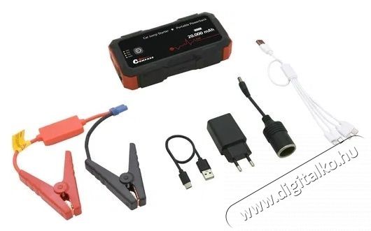 Compass 20000mAh, 2000A, JUMP STARTER funkci&oacute;val ind&iacute;t&aacute;sr&aacute;seg&iacute;tő-powerbank Aut&oacute;hifi / Aut&oacute; felszerel&eacute;s - Aut&oacute;s / aut&oacute;hifi kieg&eacute;sz&iacute;tő - Aut&oacute; akkumul&aacute;tor t&ouml;ltő - 531709