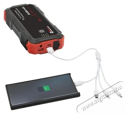 Compass 20000mAh, 2000A, JUMP STARTER funkci&oacute;val ind&iacute;t&aacute;sr&aacute;seg&iacute;tő-powerbank Aut&oacute;hifi / Aut&oacute; felszerel&eacute;s - Aut&oacute;s / aut&oacute;hifi kieg&eacute;sz&iacute;tő - Aut&oacute; akkumul&aacute;tor t&ouml;ltő - 531709