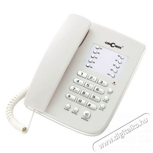 ConCorde 3020 vezetékes telefon készülék - BEIGE Mobil / Kommunikáció / Smart - Vezetékes telefon / fax - 258672